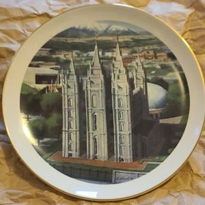Collector Plate 1983 Salt Lake City LDS Temple